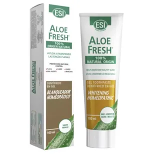 ESI Gel branqueador de dentes frescos Homeopático Aloe 100 ml