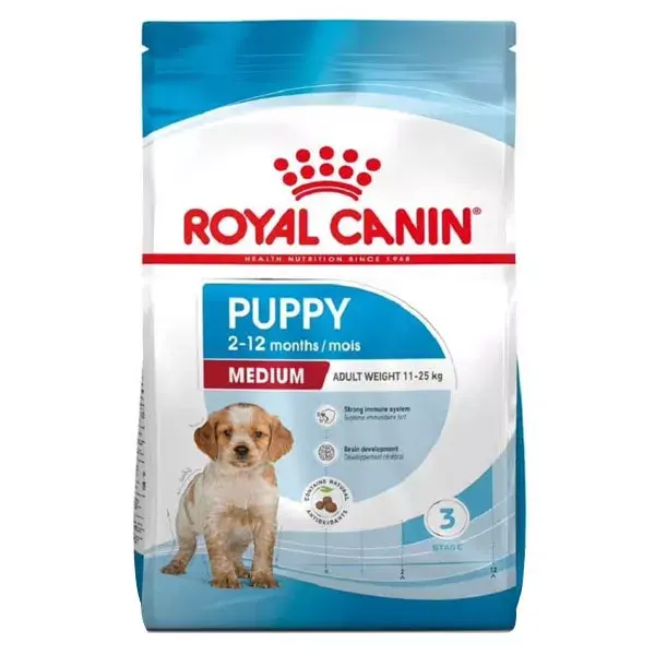 Royal Canin Canine Puppy Medium Croquette 4Kg
