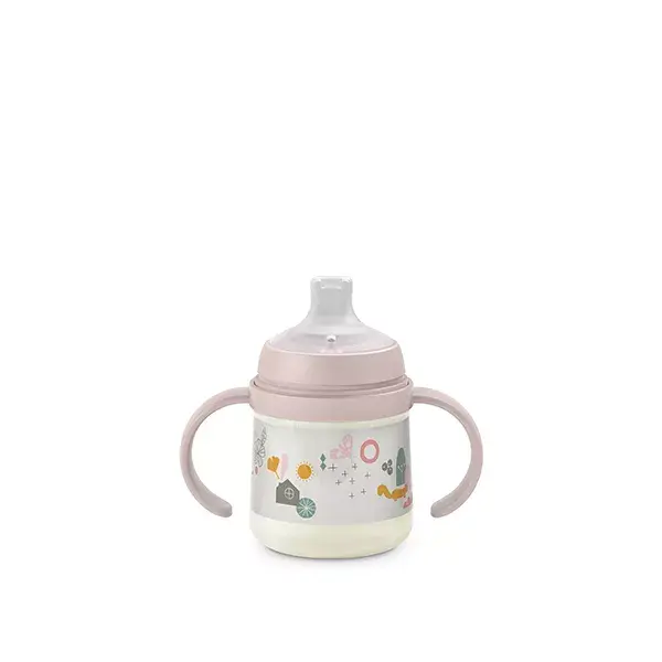 Suavinex Biberon à Anses 6M+ Walk in the Park Rose 150 mL