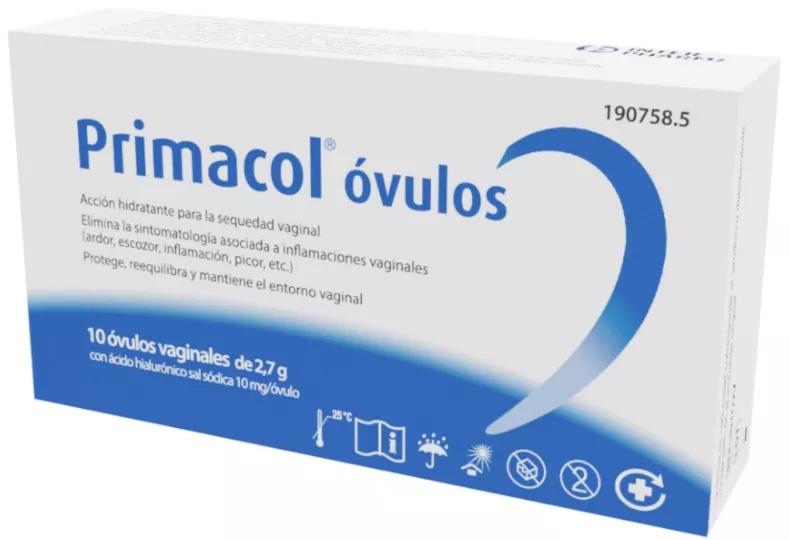 Primacol Óvulos Vaginais 10 un