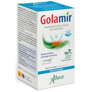 Aboca Golamir 2ACT Keelirritatie Alcoholvrije spray 30 ml
