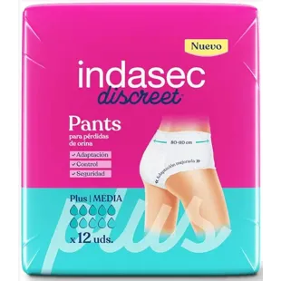 Indasec Pant Plus T/M 12 Einheiten