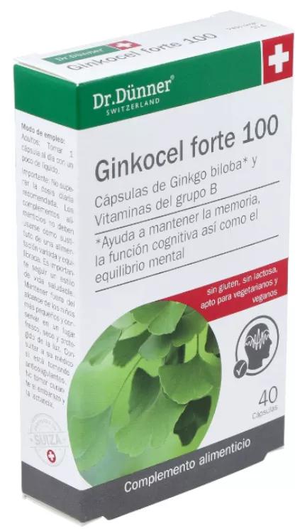 Dr.Dunner Ginkocel Forte 100 mg 40 Cápsulas
