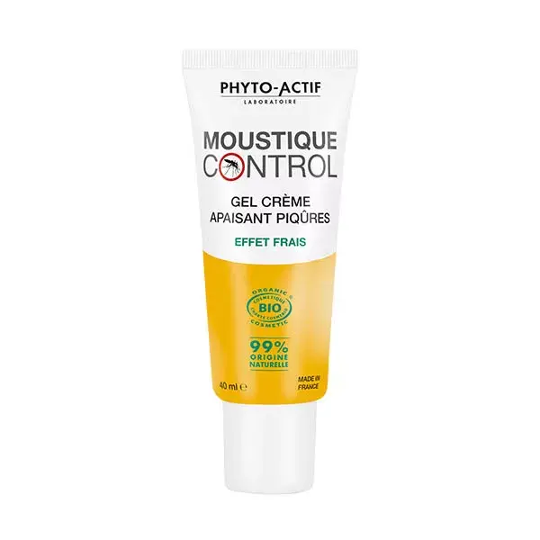 Phyto-Actif Moustique Control Gel Crème Apaisant Piqûres Bio 40Ml