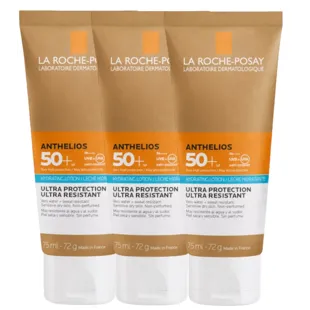 La Roche Posay Anthelios SPF50+ Unscented Milk 3x75 ml