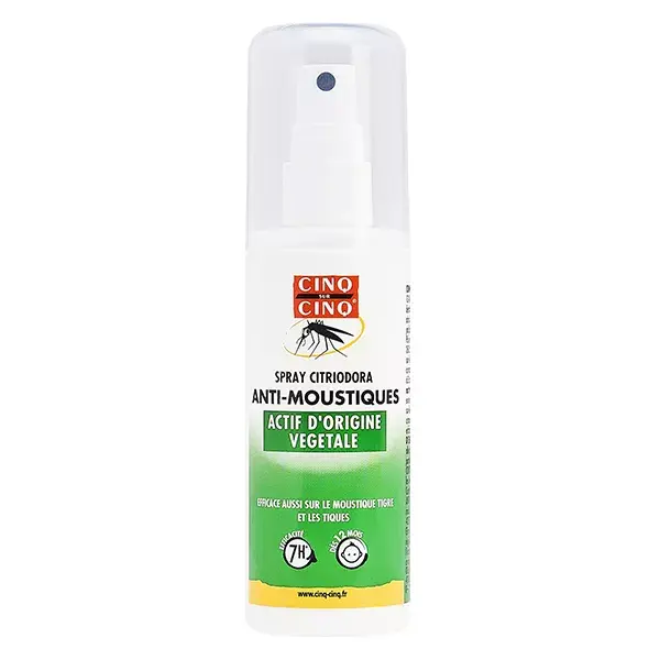 Cinq sur Cinq Spray Anti-Moustiques Citriodora 100ml