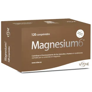 Vitae Magnesium6, 6 Magnesium Salts, B6 and Taurine 120 Tablets