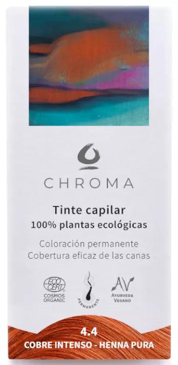 Chroma Teinture Capillaire Naturelle Intense Cuivre 4.4 - Henné Pur 100 gr