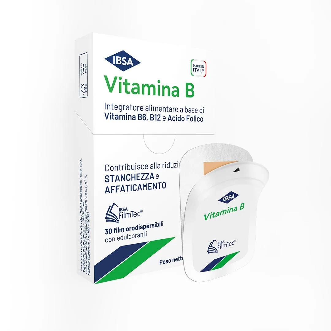 Ibsa Vitamina B Integratore Per la Stanchezza e Le Funzioni Cognitive 30 Film Orodispersibili