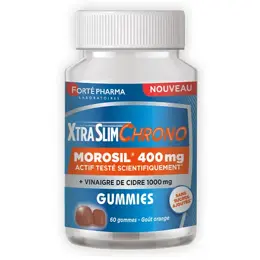 Forté Pharma XtraSlim Chrono Gummies Vinaigre de Cidre Morosil 60 gommes