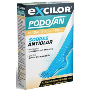 Excilor Podosan Antiolor Sobres 3 Gel + 3 Polvo