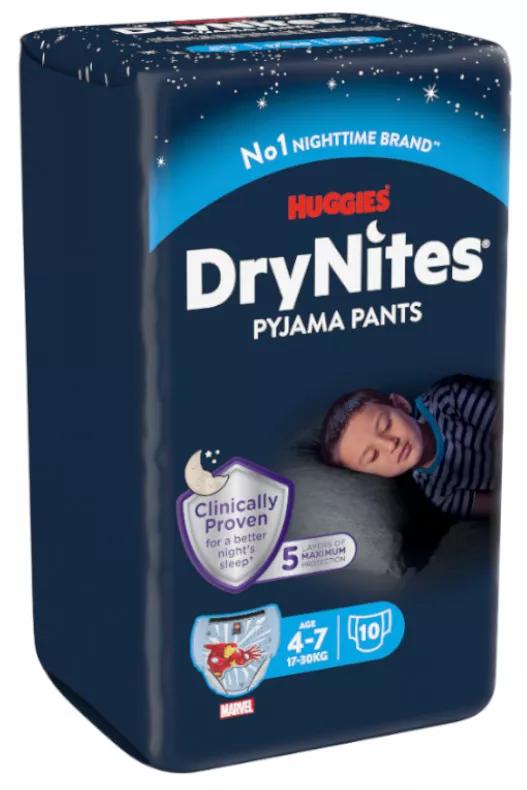 Huggies DryNites Child Diapers 4-7 years 10 Units