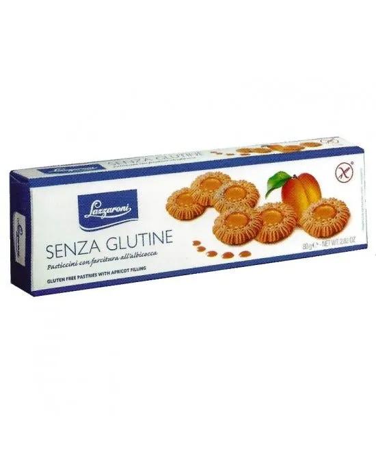 Lazzaroni Pasticcini Albicocca Senza Glutine 80 g