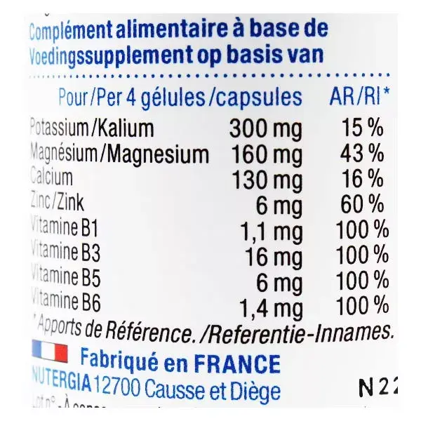 Nutergia Ergybase 60 comprimidos
