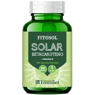 Ynsadiet Fitosol Betasol Solar Betacarotene + VIT. E 100 Soft Capsules