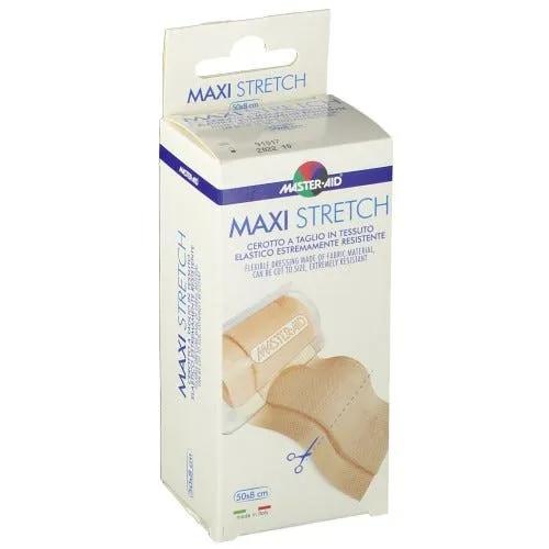 Master Aid Maxi Stretch Cerotto A Taglio Elastico Color Pelle Ipoallergenico 50x8 cm