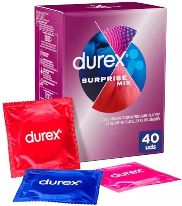Durex Surprise Me Mixed Condooms 40 stuks