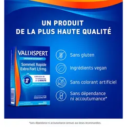 VALDISPERT Sommeil Rapide Extra Fort 1.9mg Mélatonine Lot de 2 x 40 comprimés