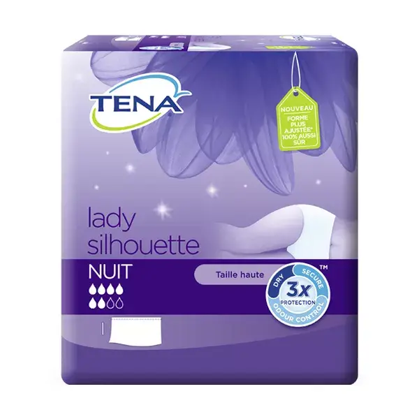TENA Lady Silhouette Noche Medio 8 Protecciones