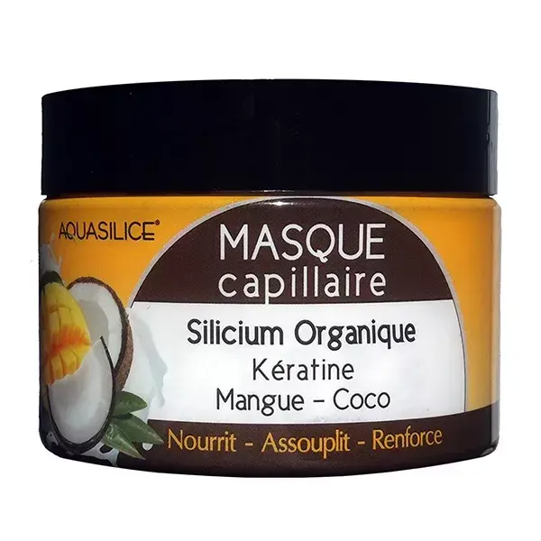 Aquasilice Masque Capillaire Silicium et Kératine Parfum Mangue Coco 250ml