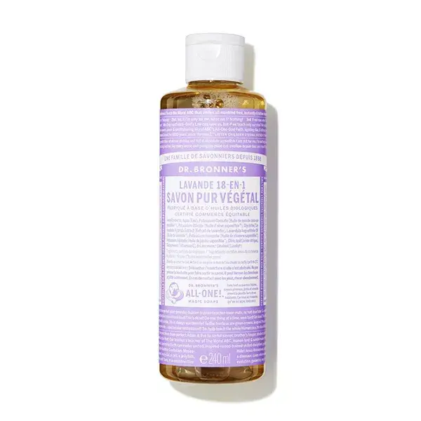 Dr Bronner's Savon Pur Végétal Lavande "18 en 1" 240ml