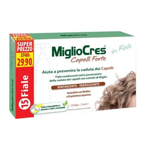 Migliocres Forte Contro La Caduta Dei Capelli 15 Fiale da 7 ml