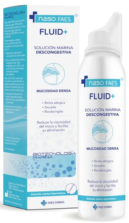 NasoFaes Fluid+ Zeewater met Mucolytisch 125 ml