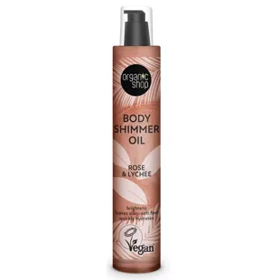 Organic Shop Rose &amp; Lychee Shimmer Body Oil 100 ml