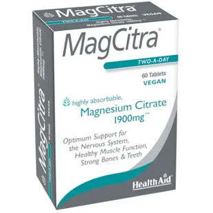 Health Aid MagCitra 60 Tablets