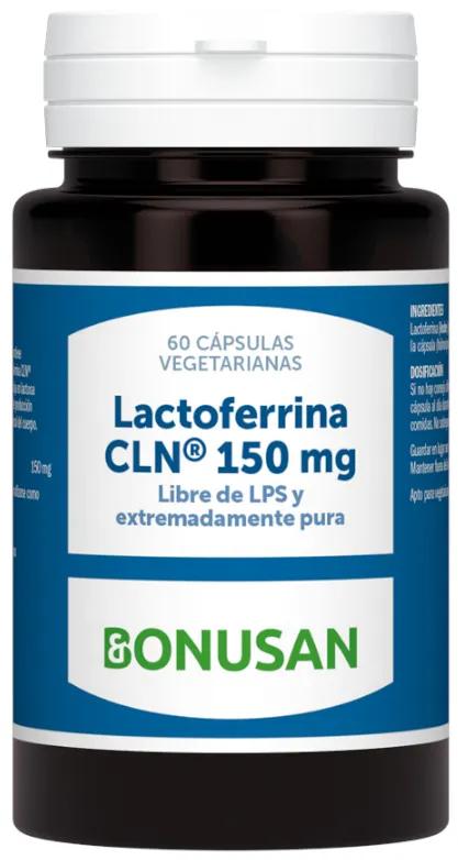 Bonusan Lactoferrina CLN 150 mg 60 Capsules Végétariennes