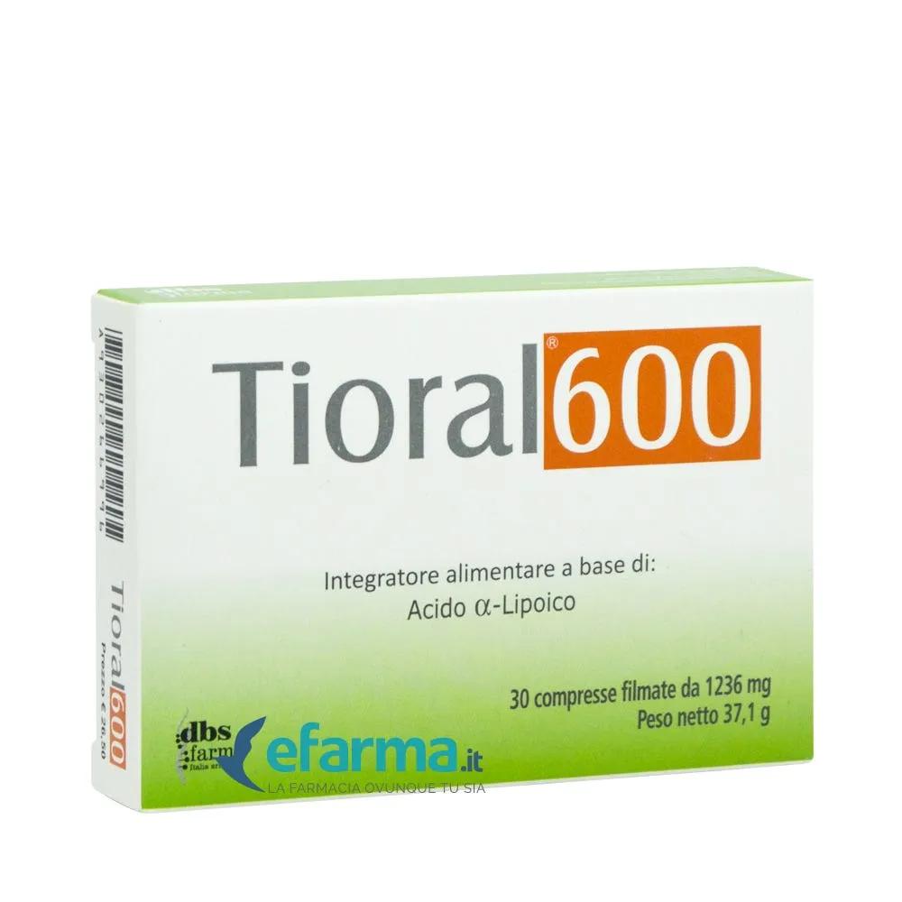 Tioral 600 Integratore Acido Alfa Lipoico 30 Compresse