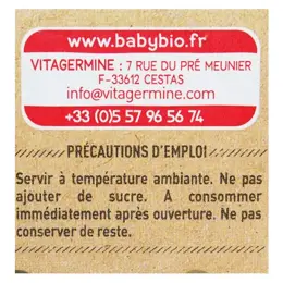 Babybio Desserts Lactés Pot Brassé au Lait de Chèvre Poire Figue +6m Bio 2 x 130g