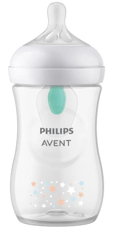 Philips Avent Natural Response Biberon Airfree +1m 260 ml Étoiles