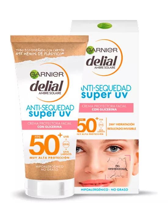 Garnier Delial Anti-Sequedad Super UV SPF50+ 50 ml