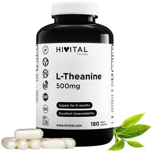 Hivital L-Theanine 180 Vegan Capsules