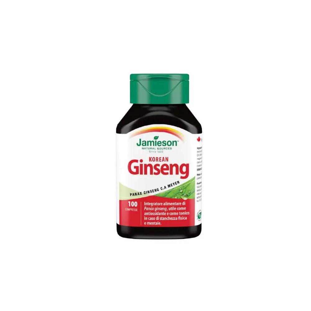 Jamieson Korean Ginseng Integratore 100 Compresse