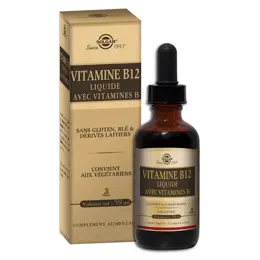 Solgar Vitamine B12 Liquide avec Vitamines B 59ml