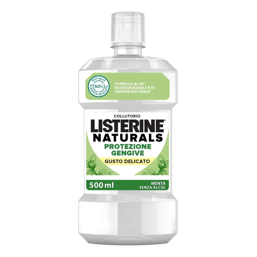 Listerine Naturals Collutorio Protezione Gengive Gusto Delicato 500 ml