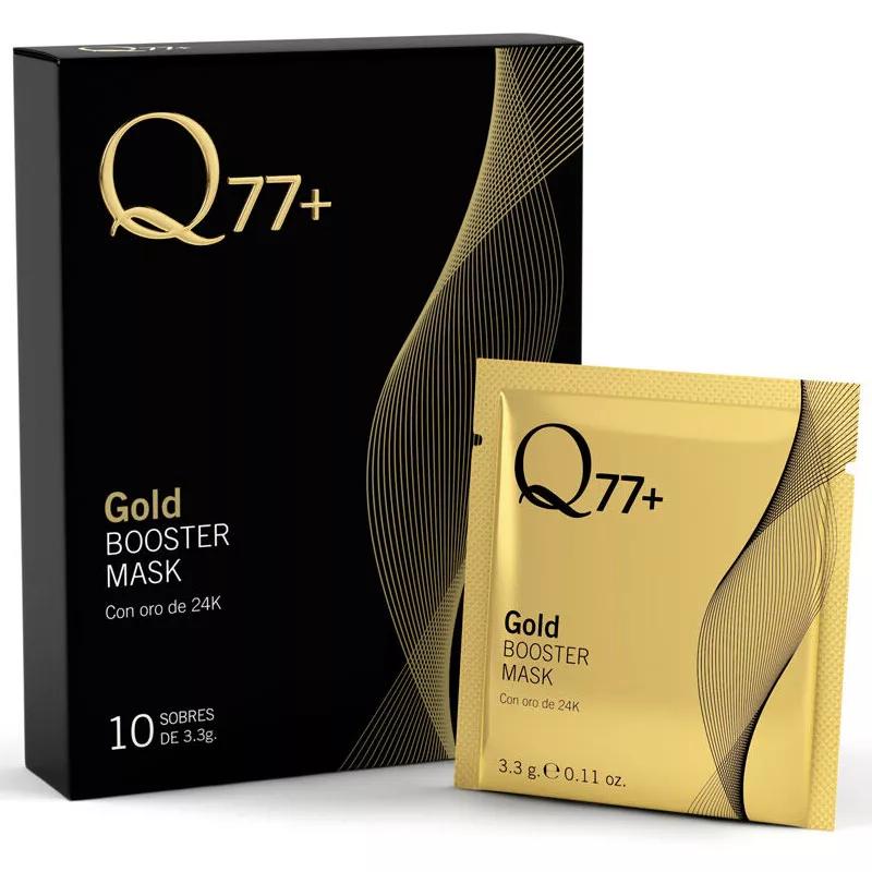 Q77+ Mascarilla Gold Booster 10 Sobres