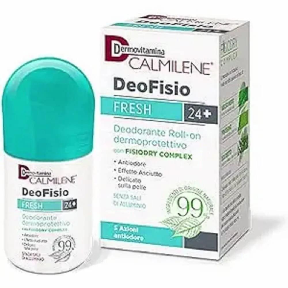 Dermovitamina Calmilene DeoFisio Fresh 24+ Deodorante Roll-On 75 ml