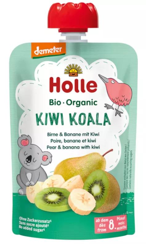 Holle Smoothie KIWI KOALA Poire, Banane et Kiwi +8m 100 gr