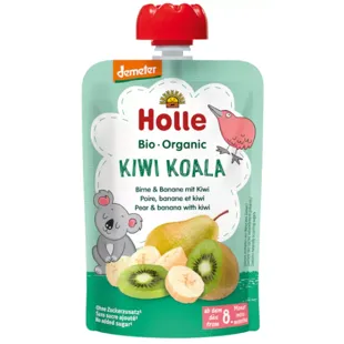 Holle Smoothie KIWI KOALA Pera, Plátano y Kiwi +8m 100 gr