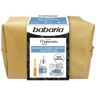 Case Babaria Ac. Hyaluronic Serum 30ml + Cream 50ml + Ampoule 2ml