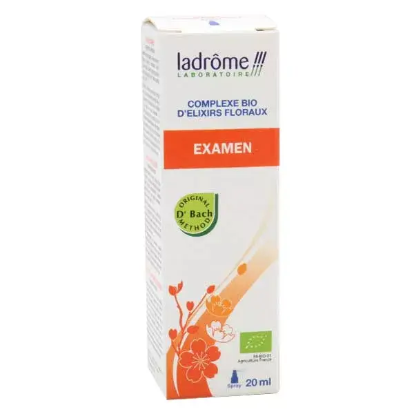 Ladrôme Elixirs Floraux Complexe Examen Spray Bio 20ml