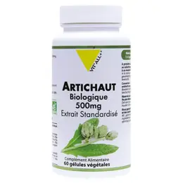 Vit'all+ Artichaut 500mg Bio 60 gélules végétales