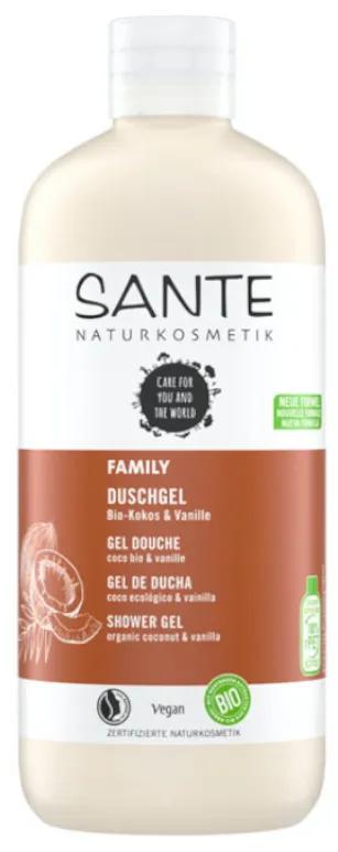Sante Family Gel Douche Vegan BIO Noix de Coco et Vanille 500 ml