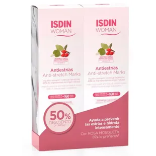 Isdin Woman Anti-Dehnungsstreifen-Creme 2x250 ml
