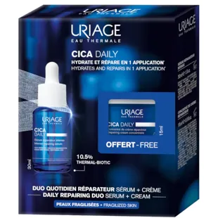 Uriage Cica-Daily Intense Repair Serum 30 ml + Creme Concentrado 15 ml