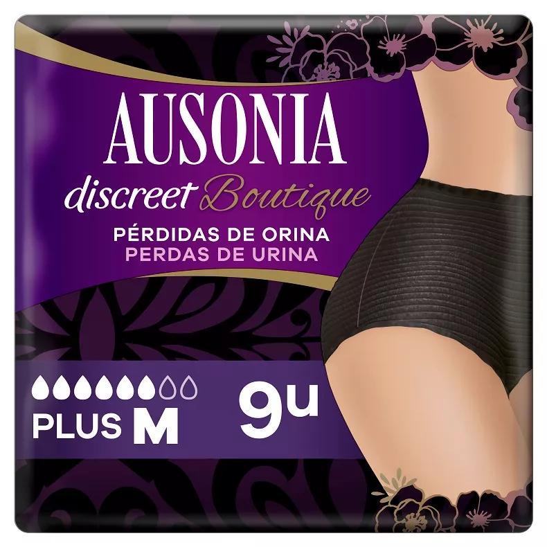 Ausonia Discreet Pants Boutique Pretas Tm 9 Unidades