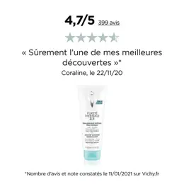 Vichy Pureté Thermale Lait Démaquillant Intégral 3 en 1 300ml